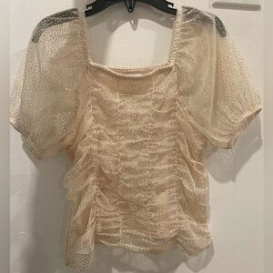 Adorable Zara Girls Top Sparkle Size 10